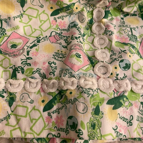 Rare Vintage Lilly Pulitzer Queen of Green Dress - Picture 4 of 6